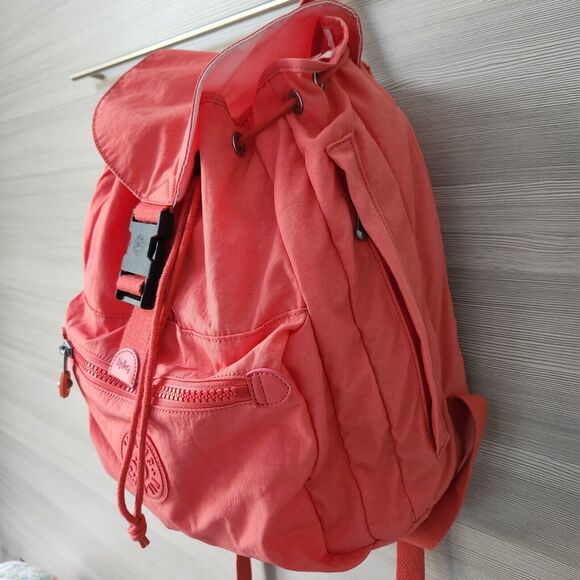 Kipling Keeper Travel Backpack Orange Papaya Tonal K10333 Ladies Multi‎ Pockets main image 9